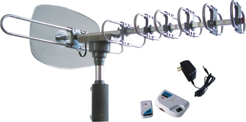 Remote Controlled Rotating Outdoor TV Antenna with 10m 3C-2V Coaxial Cable