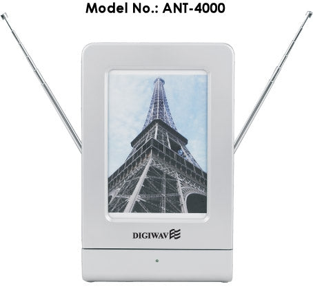 Indoor Amplified HDTV Antenna With Smart Technology