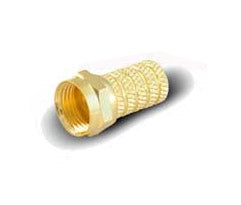 RG59 - Twist On F Connector (Gold Plated) (100pcs/Bag)