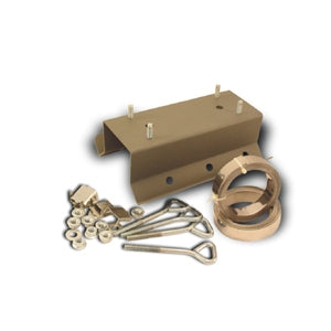 Chimney Mount, mounting straps and  hardware for 18 inch Dish