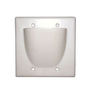 Digiwave Bulk Cable Pass Through Wall Plate