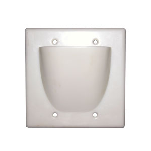 Digiwave Bulk Cable Pass Through Wall Plate