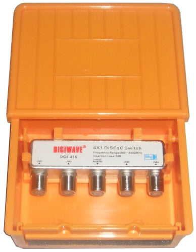 Digiwave 4 IN 1 OUT Diseqc Switch
