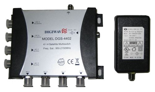 Digiwave 4 IN 4 OUT Satellite Switch