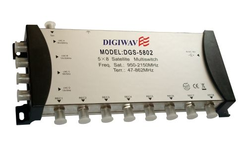 Digiwave 5 IN 8 OUT Multiswitch