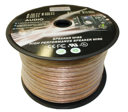Electronic Master 100 Feet 2 Wire Speaker Cable (8 AWG)