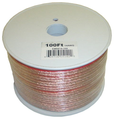 Electronic Master 100 Feet 2 Wire Speaker Cable (14 AWG)