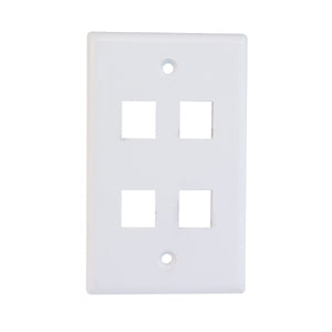 Digiwave Keystone Wall Plate (4 Slots)