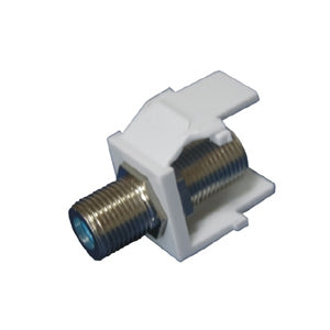 Coaxial F Connector w/Plastic Tail, Nickel