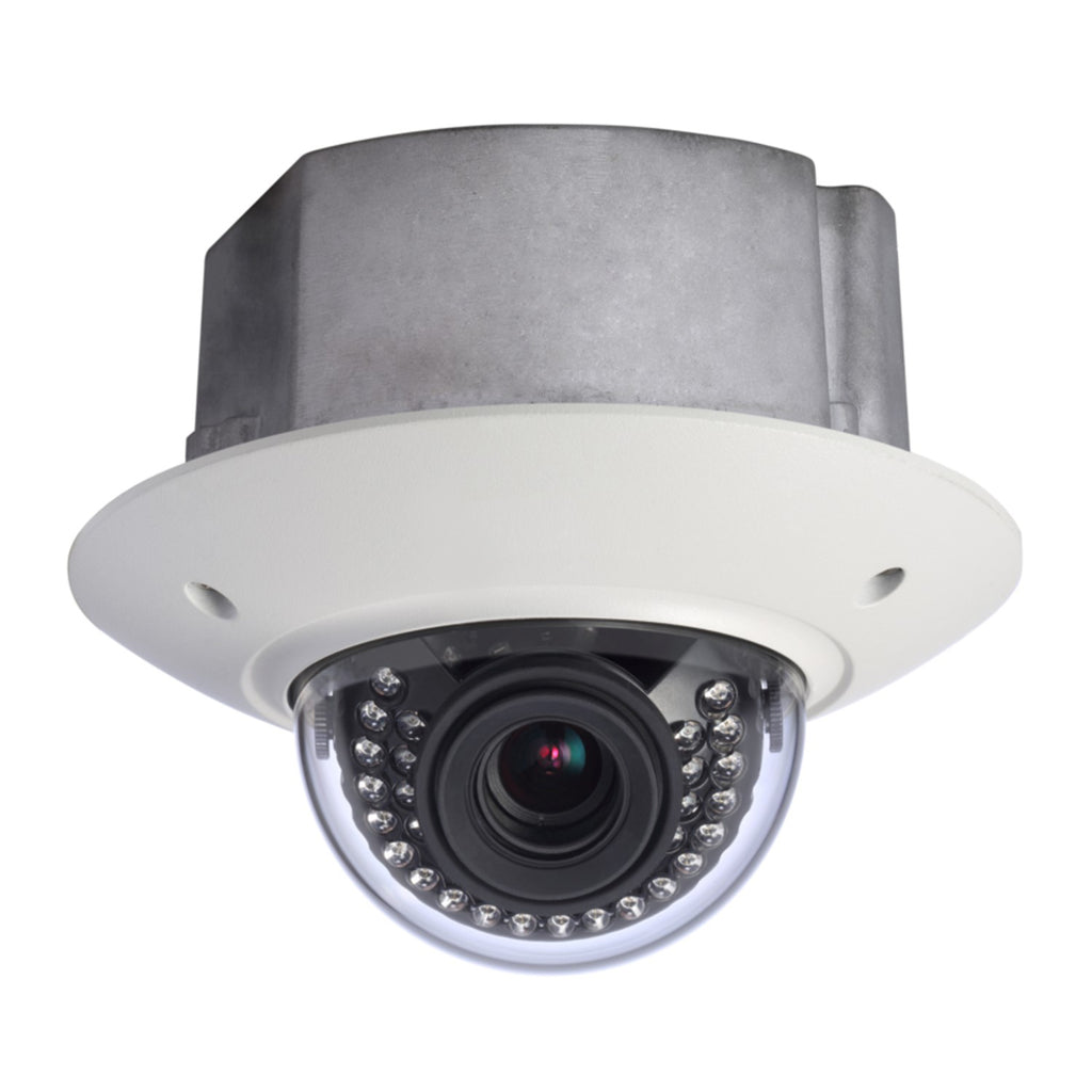 OptyTech 3 Megapixel Full HD Vandal-proof IR Network In-ceiling Dome Camera