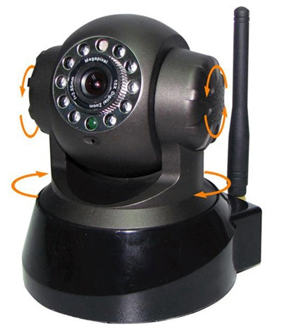 SeqCam Wireless Pan&Tilt IP Camera with 1/4" CMOS/30 FPS/3.6mm Lens/5m Night Vision