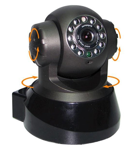 SeqCam Wired Pan&Tilt IP Camera with 1/4" CMOS/30 FPS/3.6mm Lens/5m Night Vision