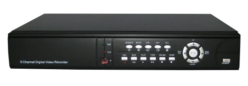 9 Channel DVR w/Audio/120 FPS/remote control/USB backup/Network