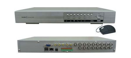 H.264 Stand Alone 16CH DVR; Video In/O:BNC 16CH in/1CH BNC out/1CH VGA ...