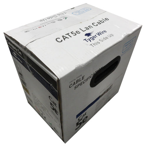 TygerWire 1000-Ft UTP Cat5e Network Cable with FT4-CM-CSA-CUL-UL(Grey)