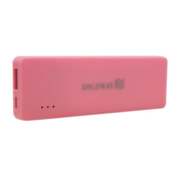 Digiwave 3000mAh Portable Smart Power Bank(Pink)