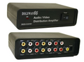 Digiwave 4 Way AV Distributor with Amplifier