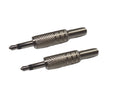 3.5mm Mono Plug Metal, w/Spring