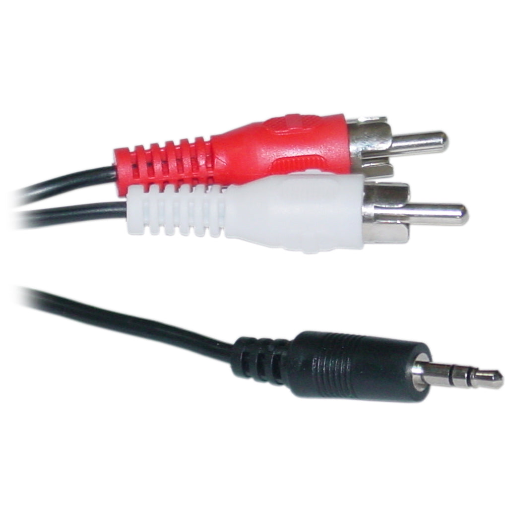 Electronic Master 3.5mm Stereo to Dual RCA Audio Cable